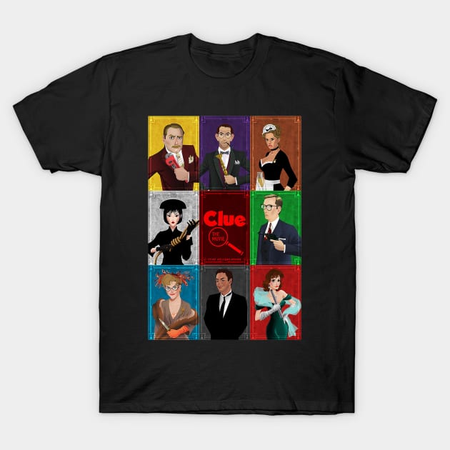 clue horror T-Shirt by Van Bouten Design